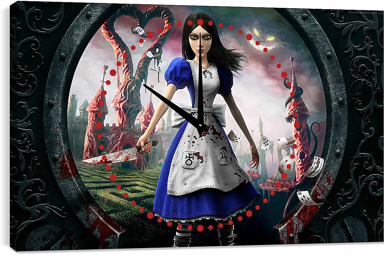 Часы картина - Alice: Madness Returns
