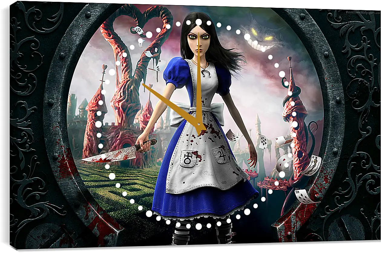 Часы картина - Alice: Madness Returns
