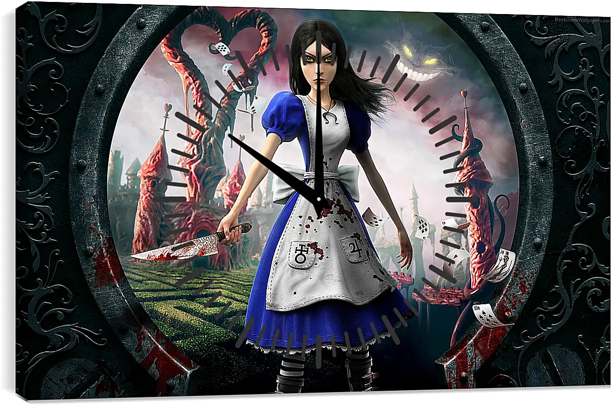 Часы картина - Alice: Madness Returns
