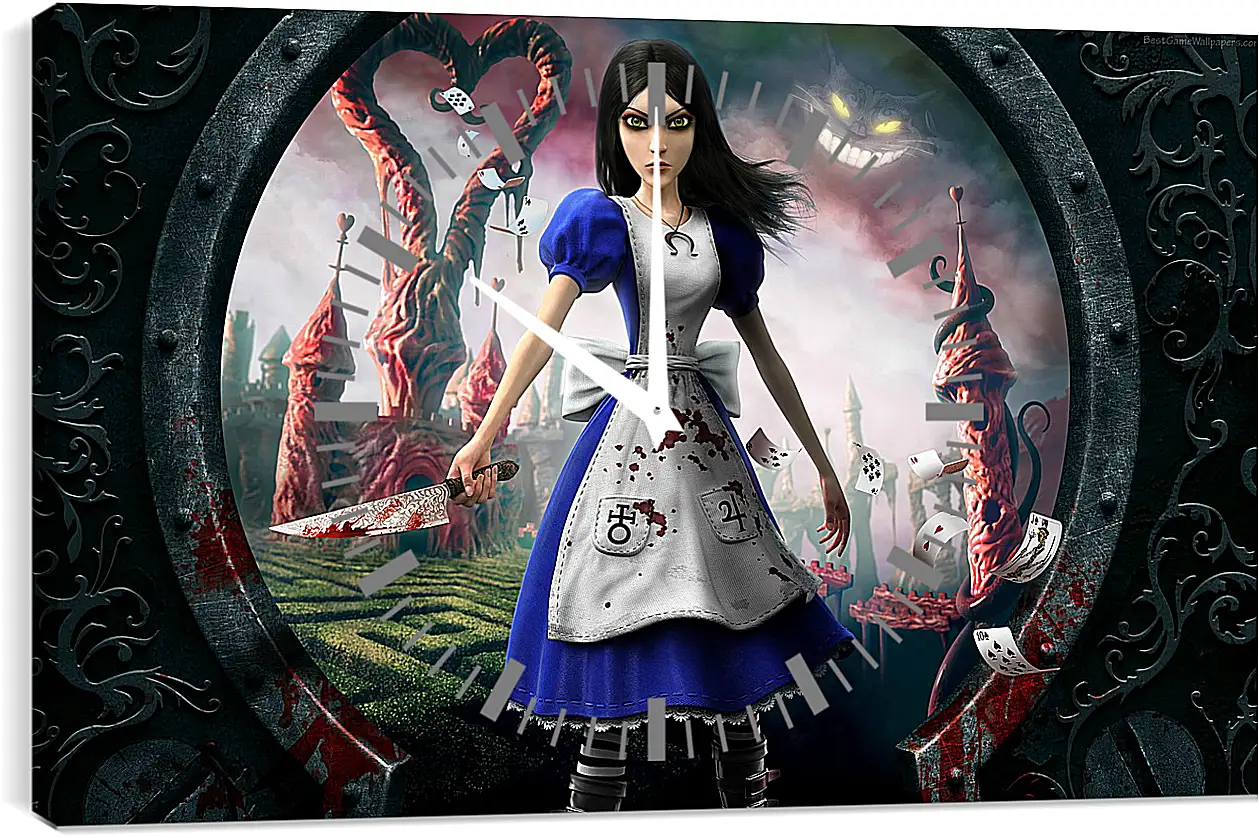 Часы картина - Alice: Madness Returns
