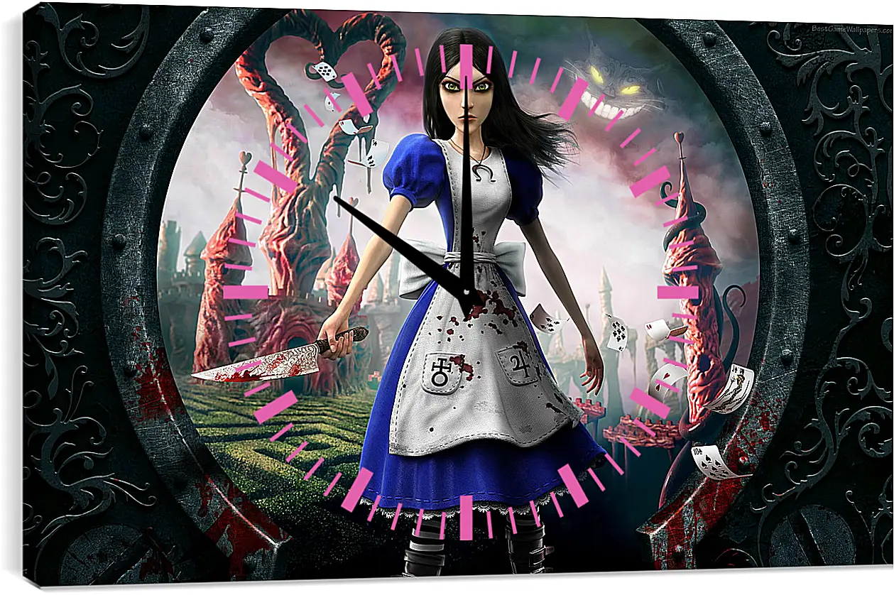 Часы картина - Alice: Madness Returns
