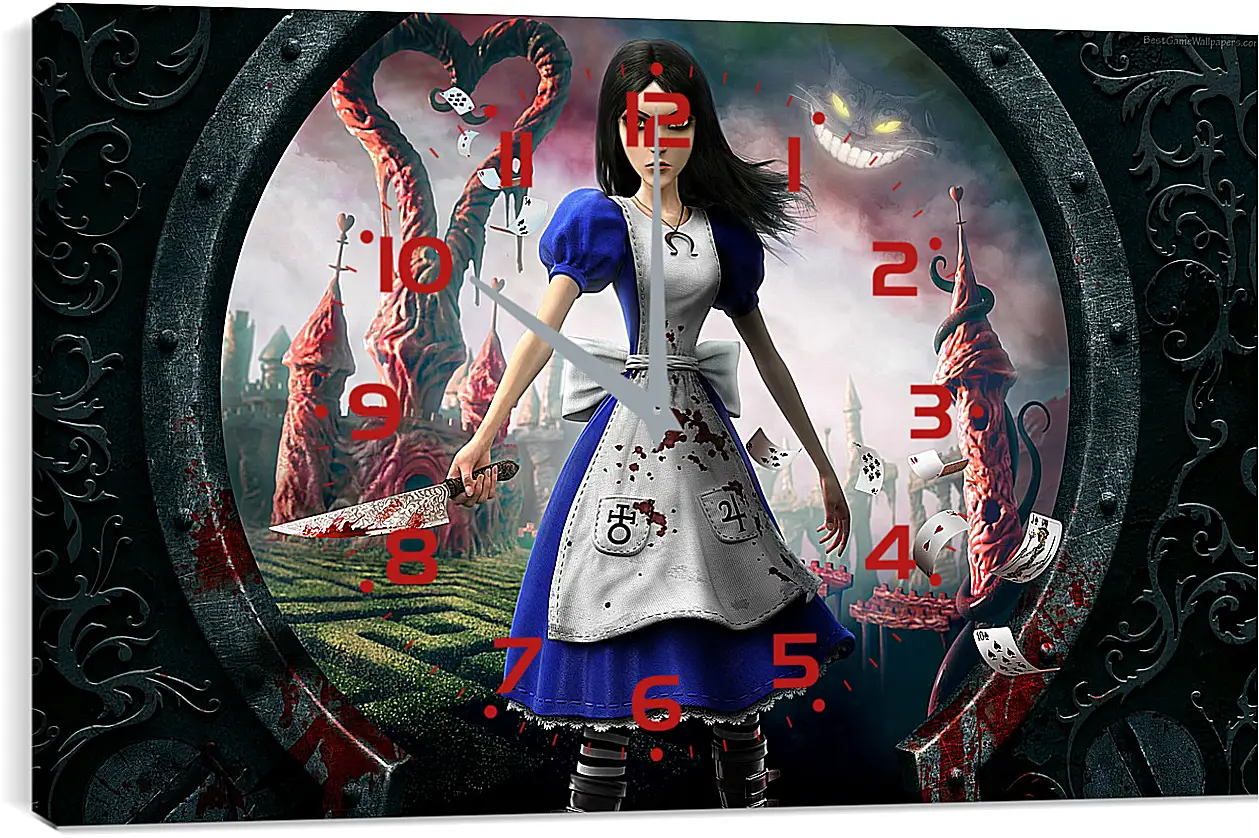 Часы картина - Alice: Madness Returns
