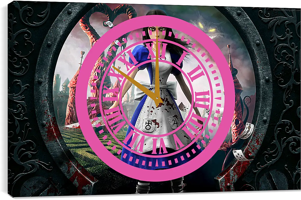 Часы картина - Alice: Madness Returns
