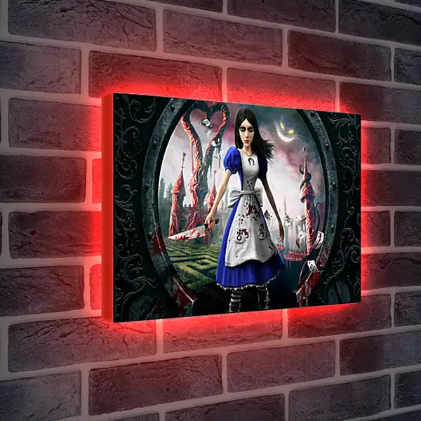 Лайтбокс световая панель - Alice: Madness Returns
