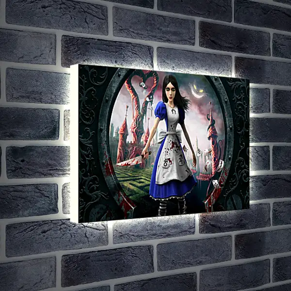 Лайтбокс световая панель - Alice: Madness Returns
