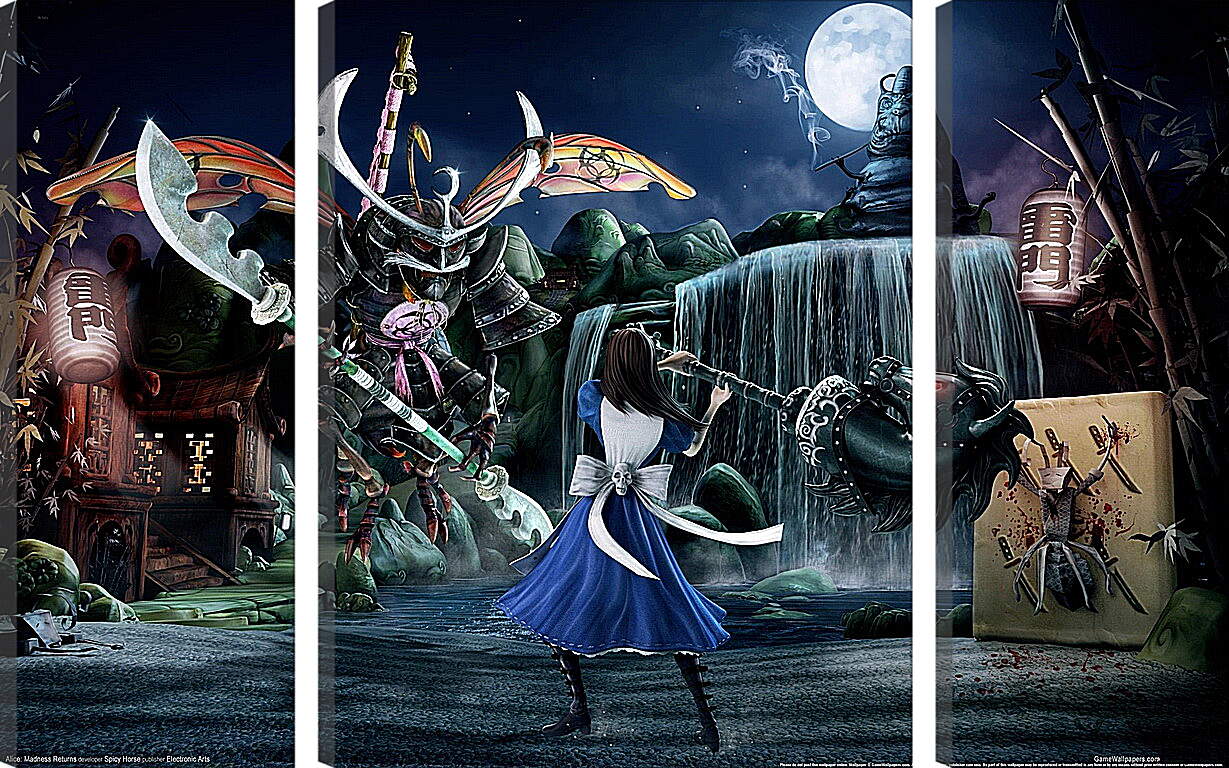 Модульная картина - Alice: Madness Returns
