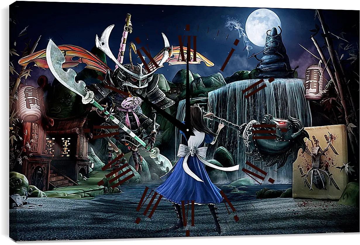 Часы картина - Alice: Madness Returns
