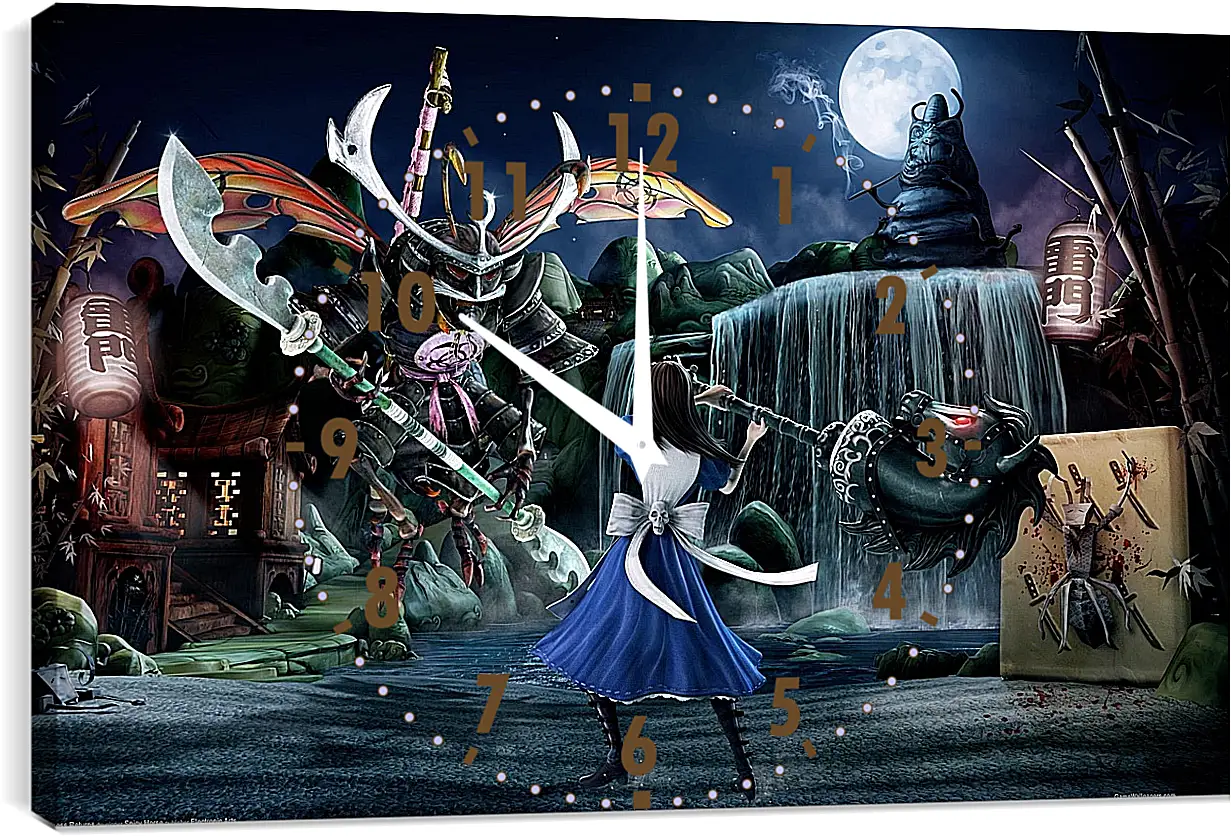 Часы картина - Alice: Madness Returns
