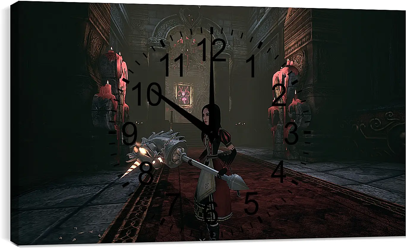 Часы картина - Alice: Madness Returns