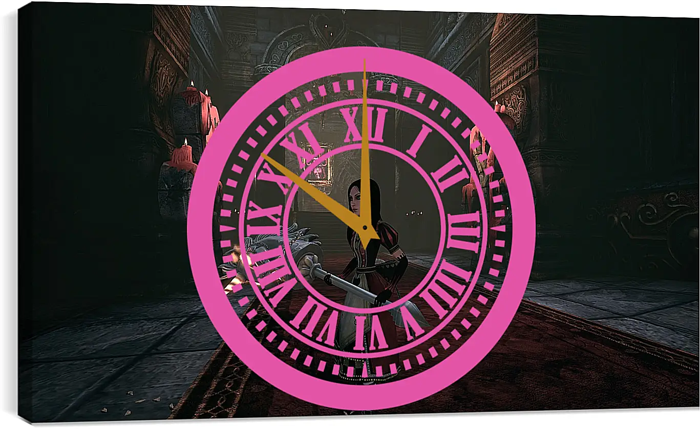 Часы картина - Alice: Madness Returns