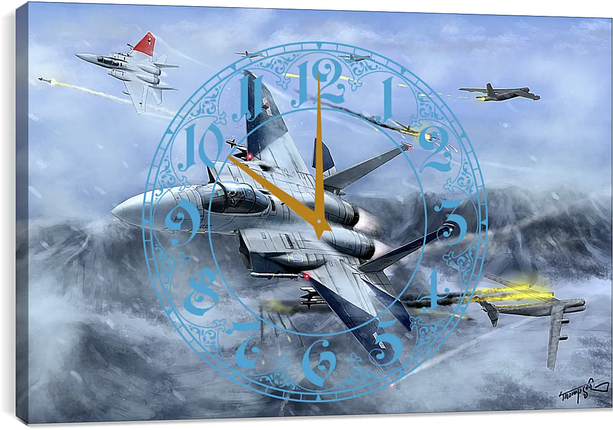Часы картина - Ace Combat
