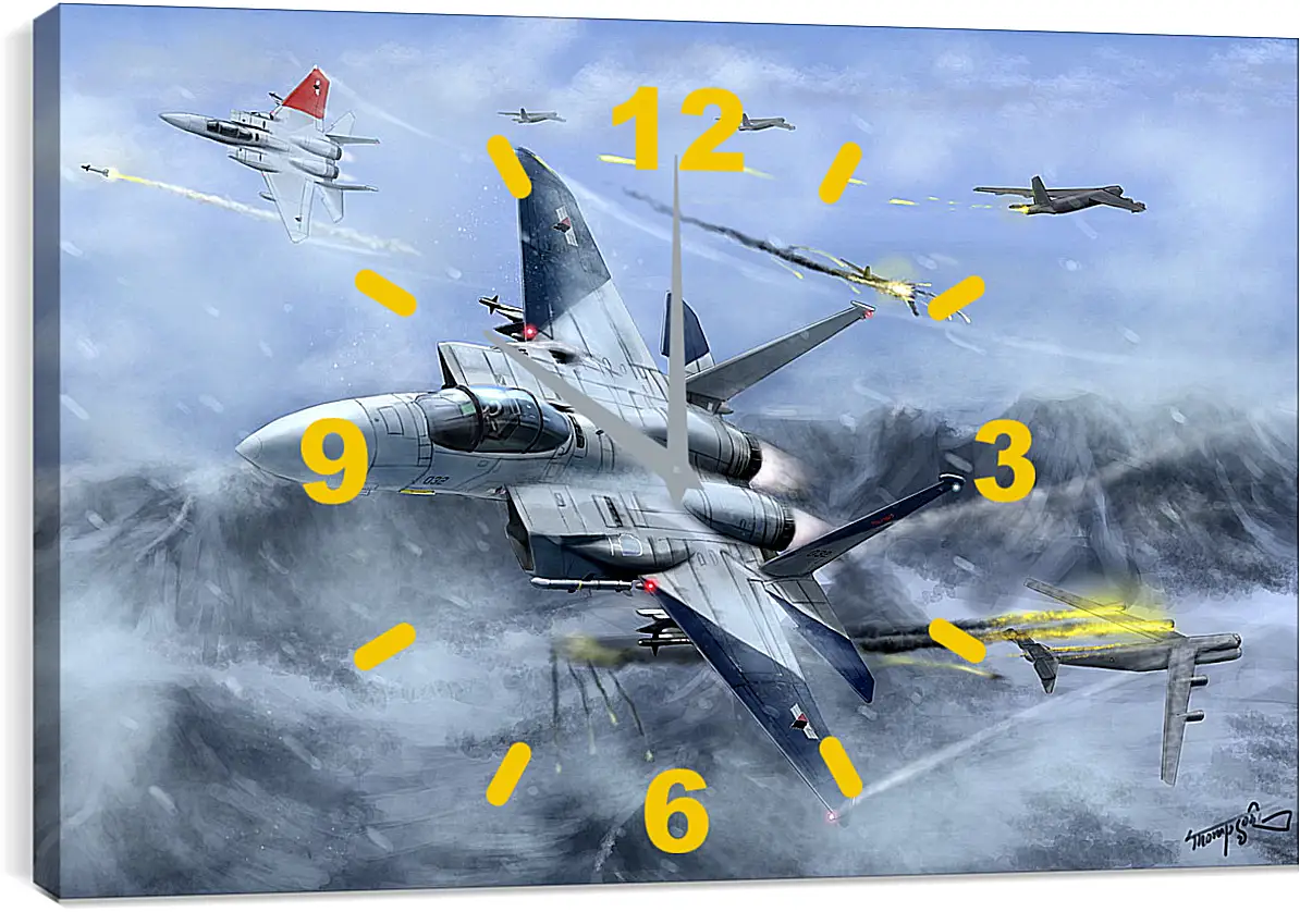 Часы картина - Ace Combat
