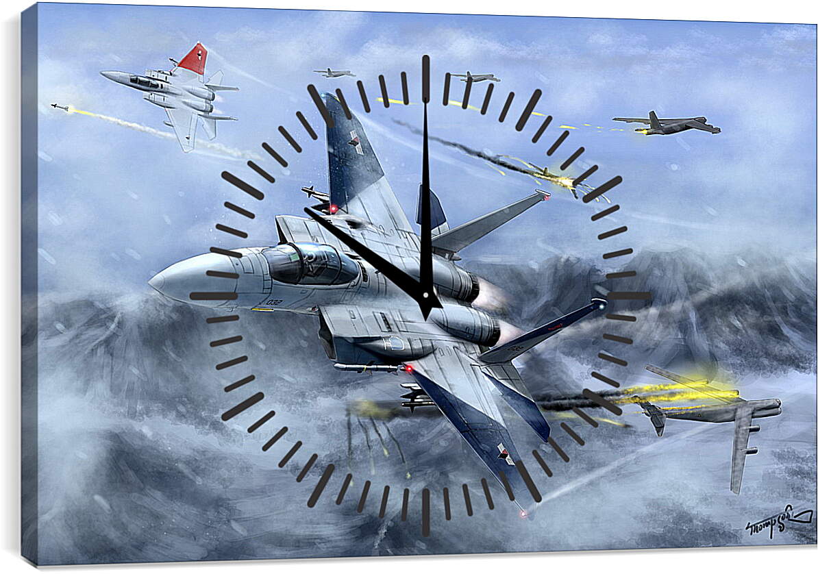 Часы картина - Ace Combat
