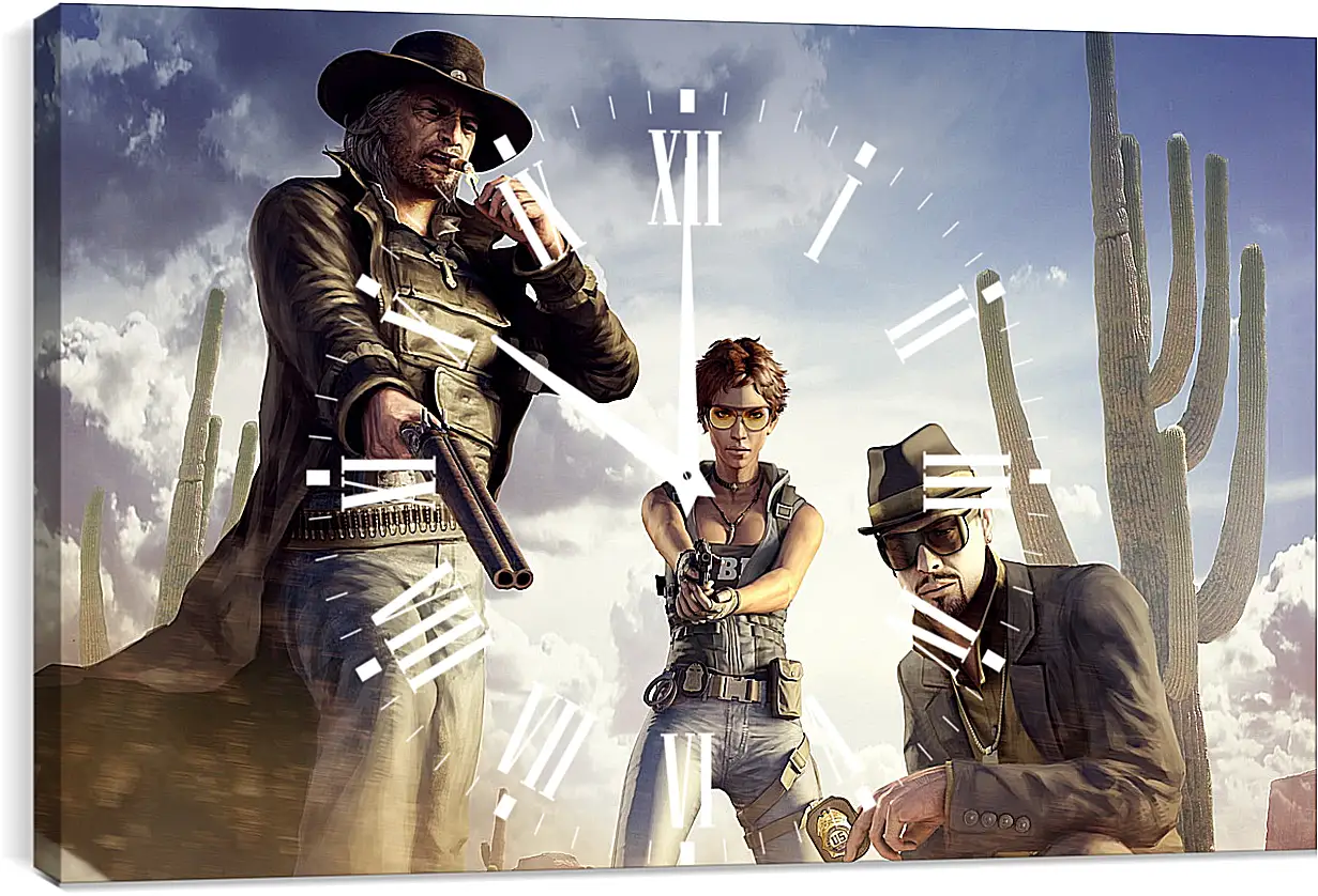 Часы картина - Call Of Juarez
