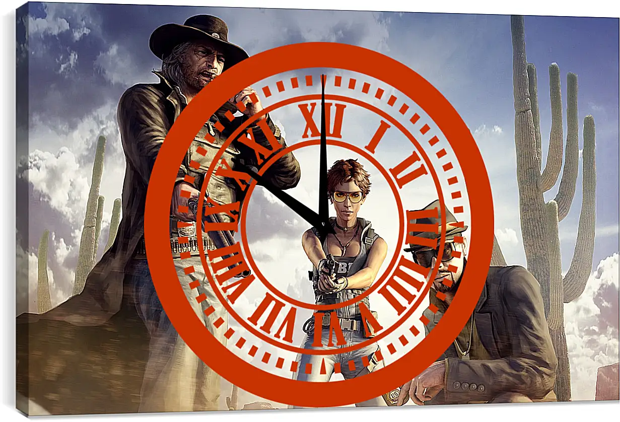 Часы картина - Call Of Juarez
