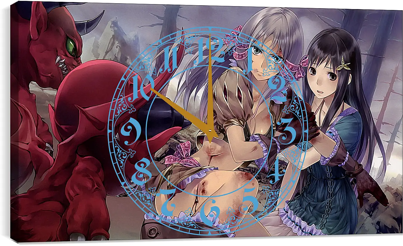 Часы картина - Atelier Rorona
