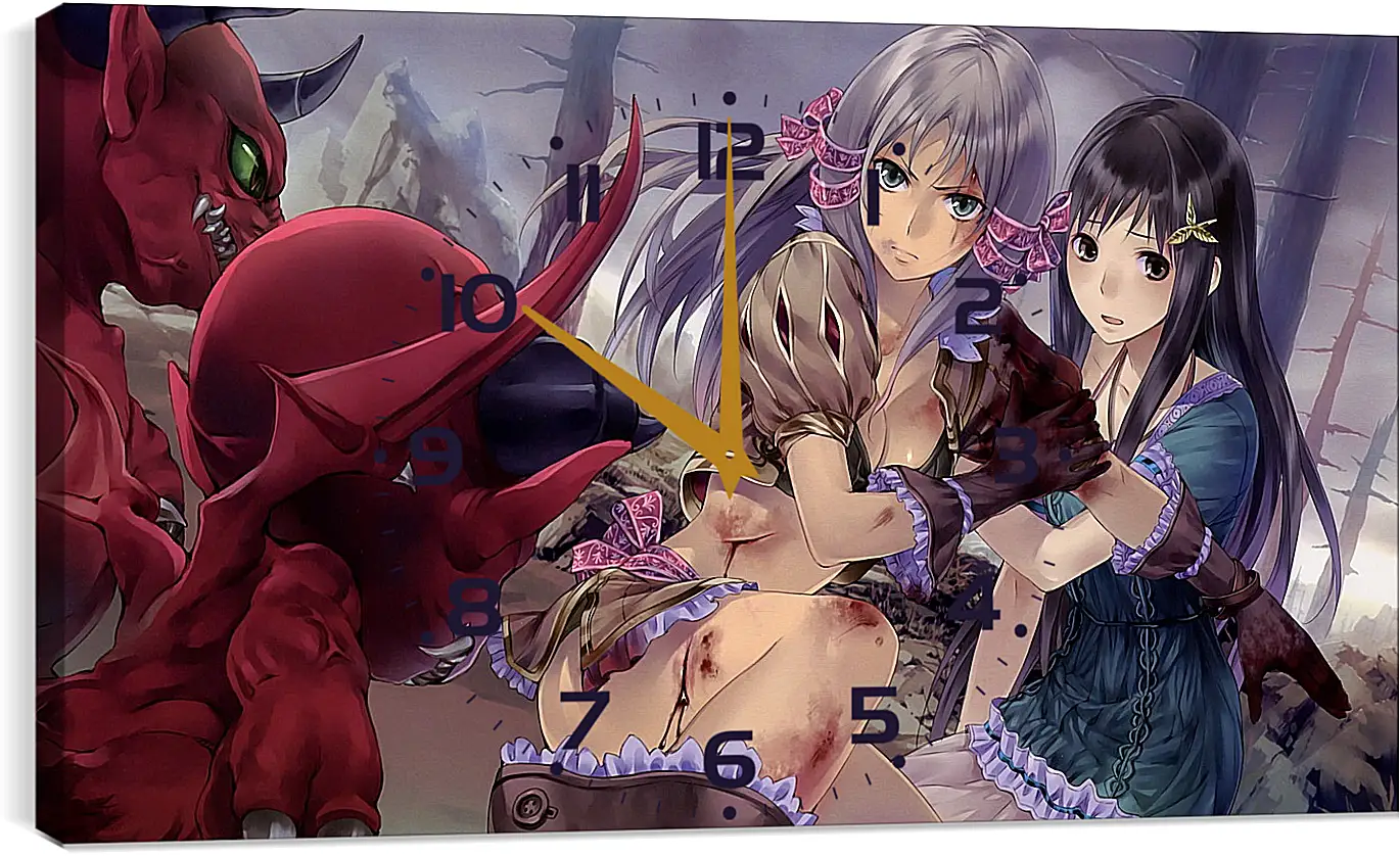 Часы картина - Atelier Rorona
