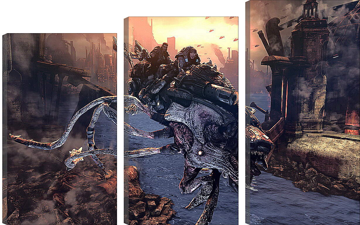 Модульная картина - Gears Of War 2