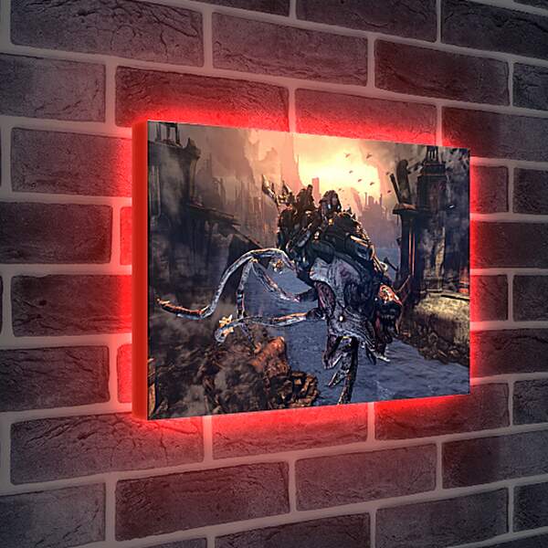 Лайтбокс световая панель - Gears Of War 2