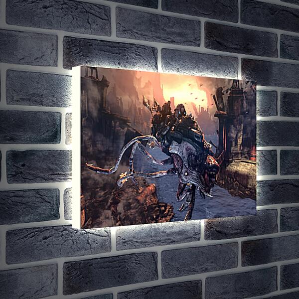 Лайтбокс световая панель - Gears Of War 2