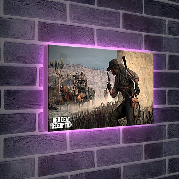 Лайтбокс световая панель - Red Dead Redemption
