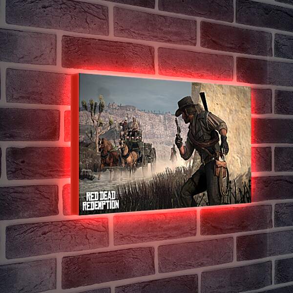 Лайтбокс световая панель - Red Dead Redemption
