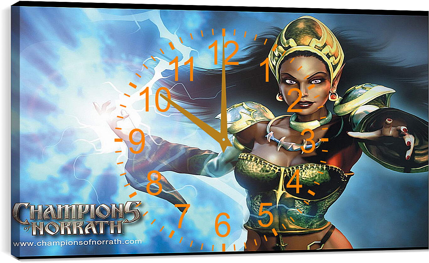 Часы картина - Champions Of Norrath
