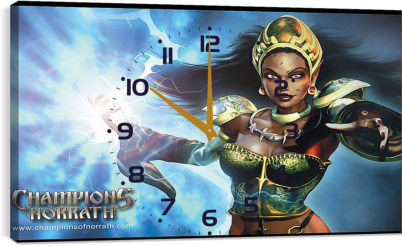 Часы картина - Champions Of Norrath
