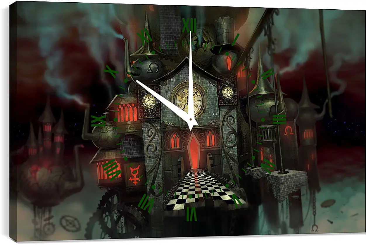 Часы картина - Alice: Madness Returns
