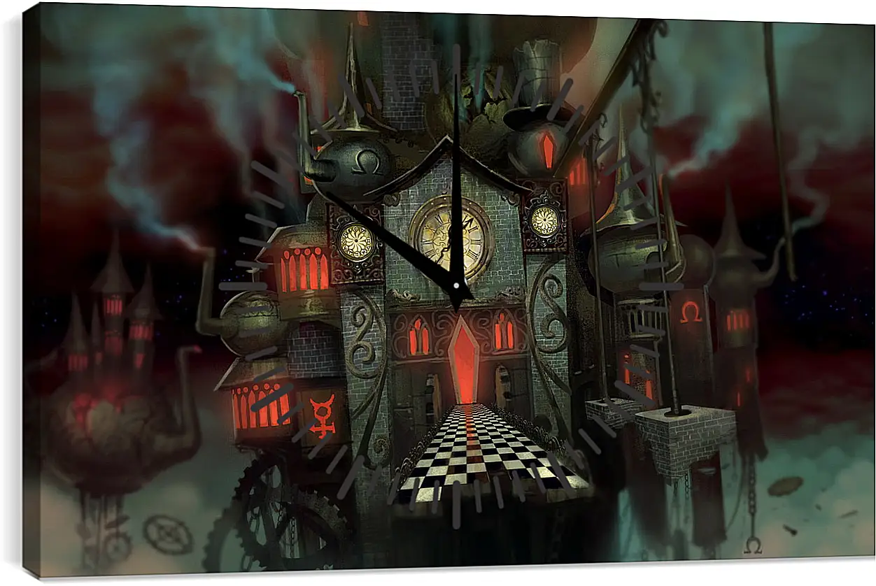 Часы картина - Alice: Madness Returns
