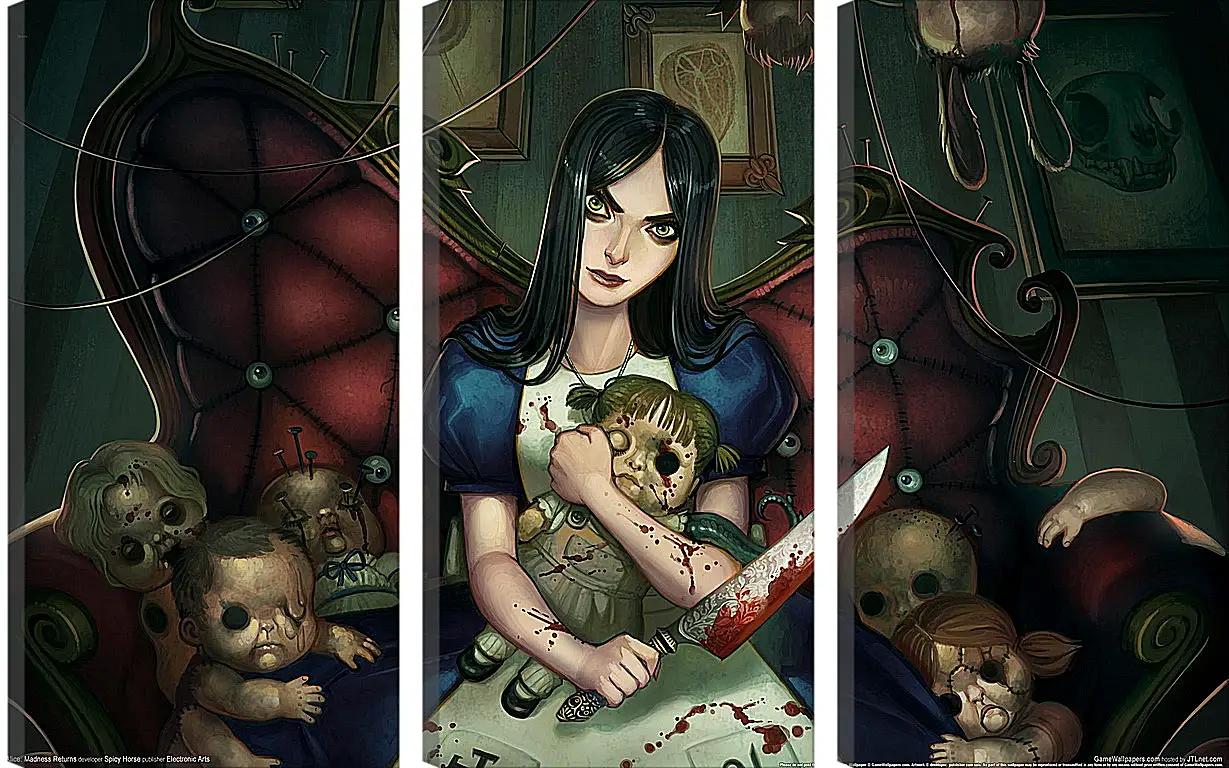 Модульная картина - Alice: Madness Returns
