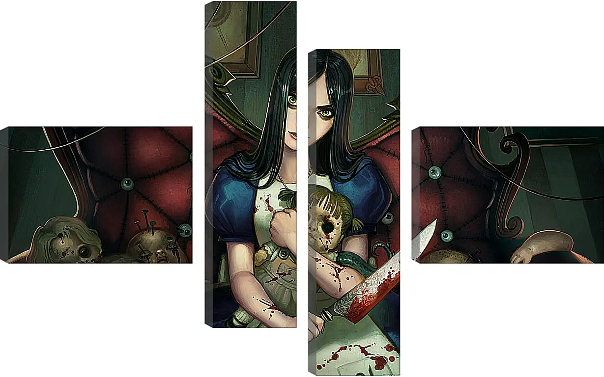 Модульная картина - Alice: Madness Returns
