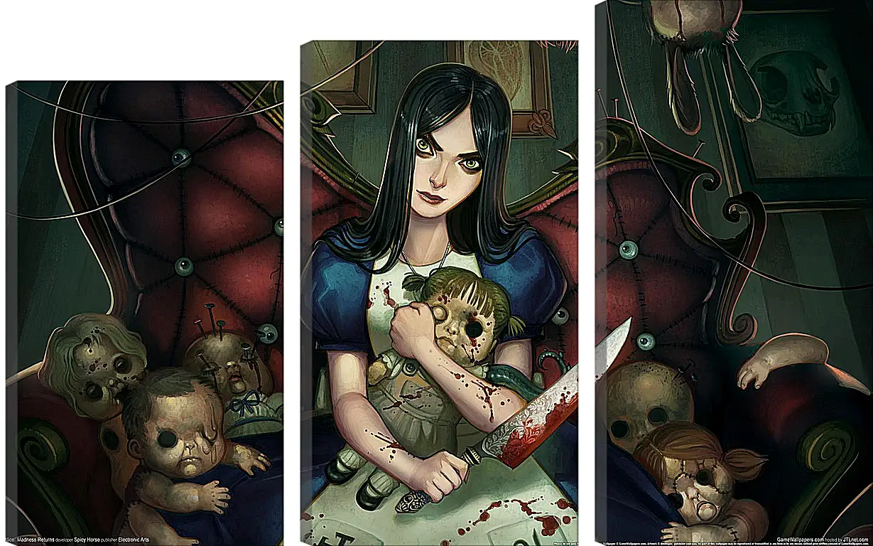 Модульная картина - Alice: Madness Returns
