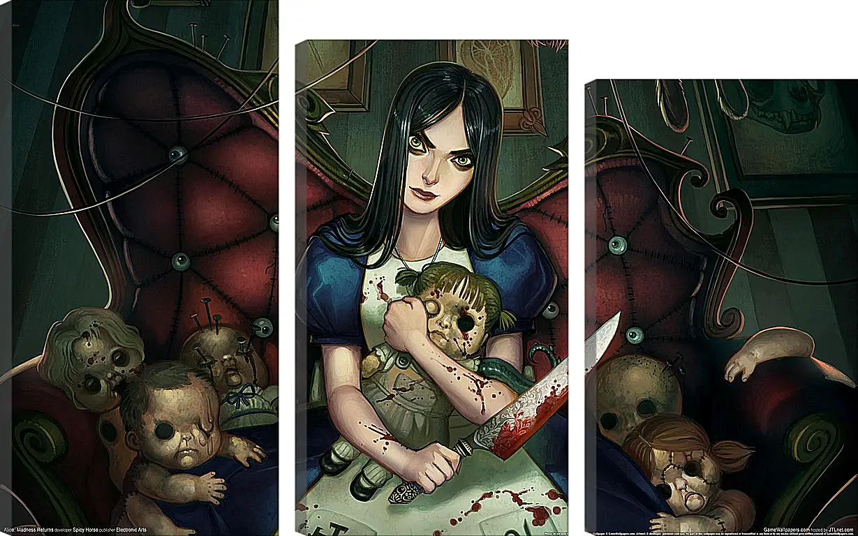 Модульная картина - Alice: Madness Returns
