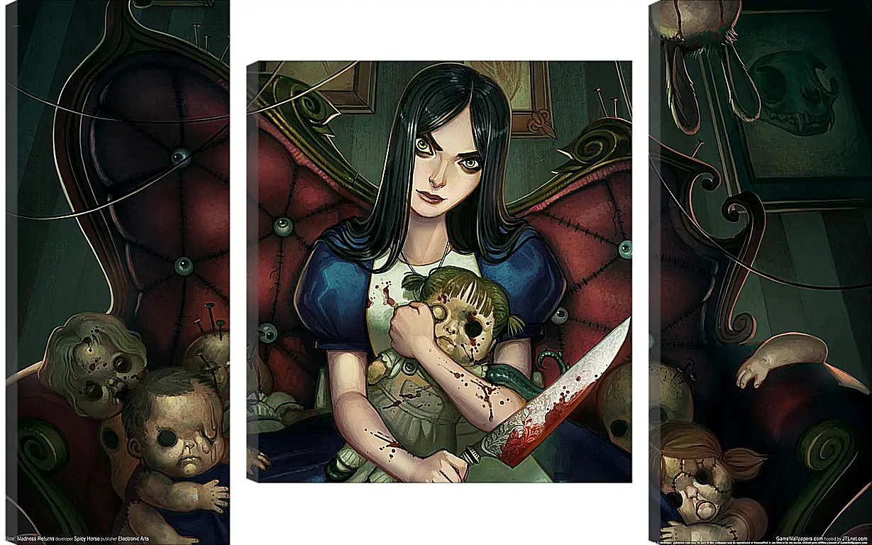 Модульная картина - Alice: Madness Returns
