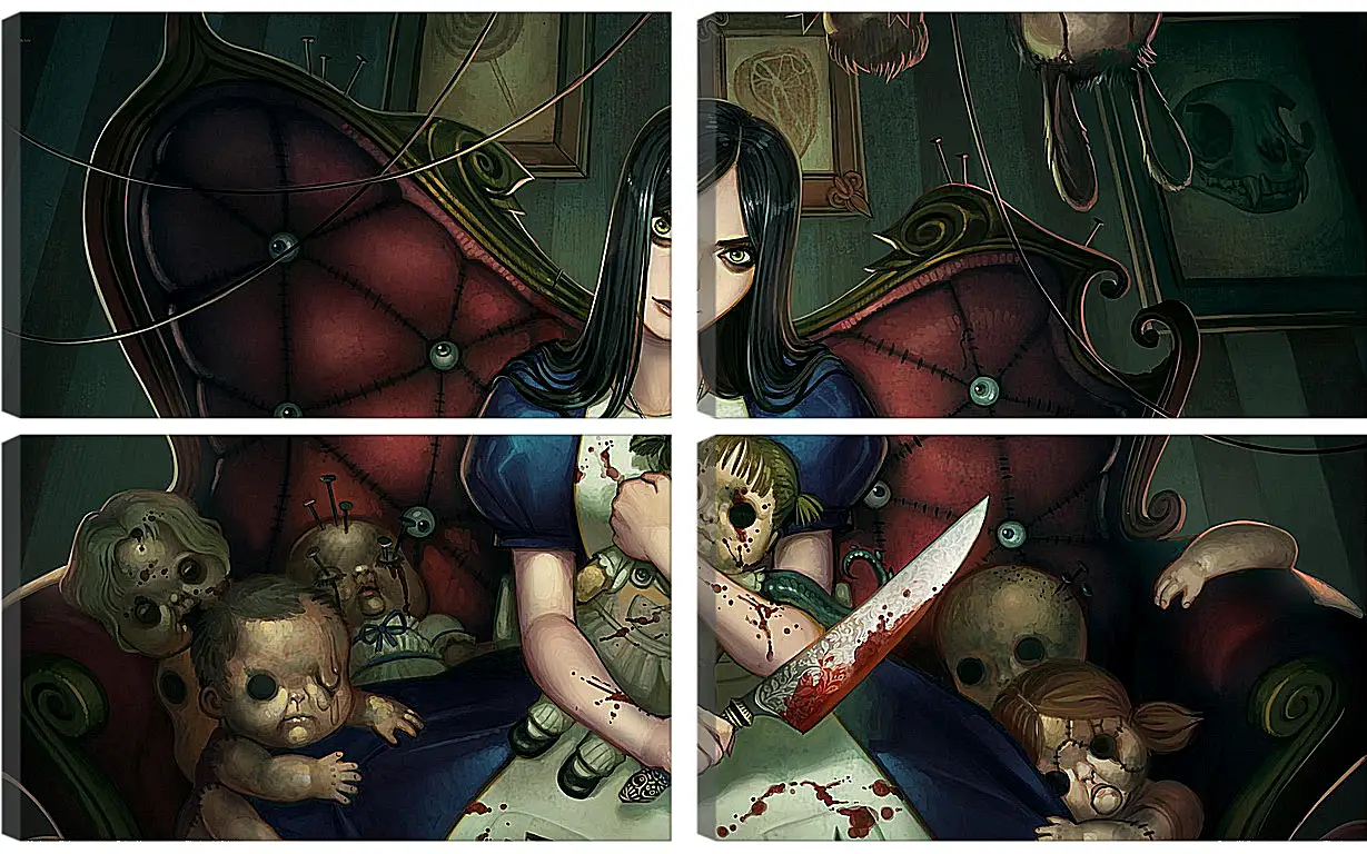 Модульная картина - Alice: Madness Returns
