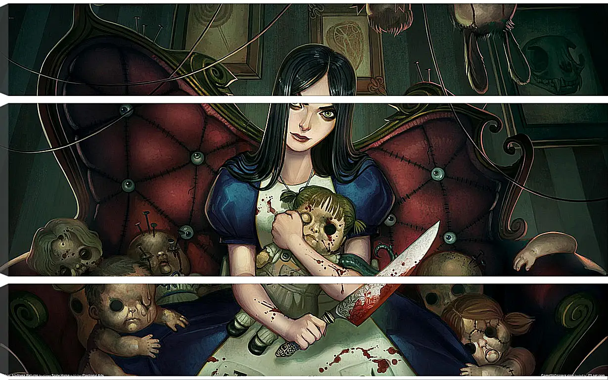 Модульная картина - Alice: Madness Returns
