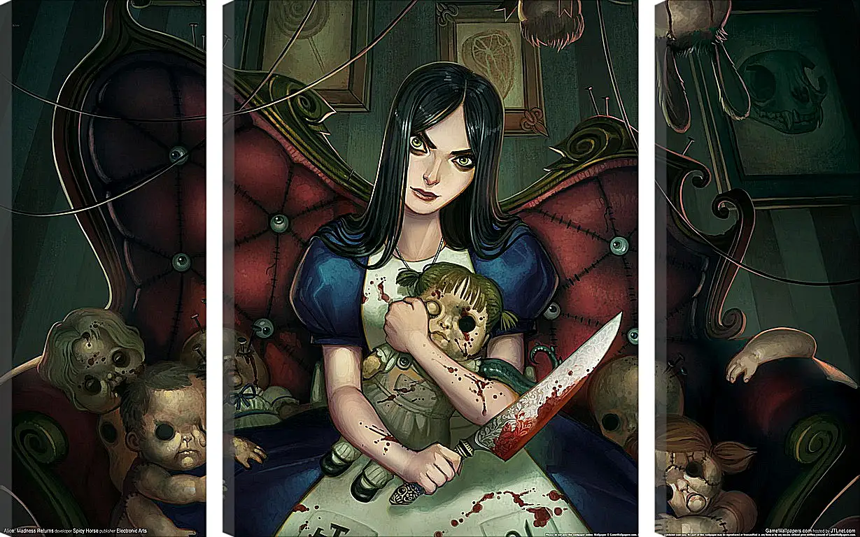 Модульная картина - Alice: Madness Returns
