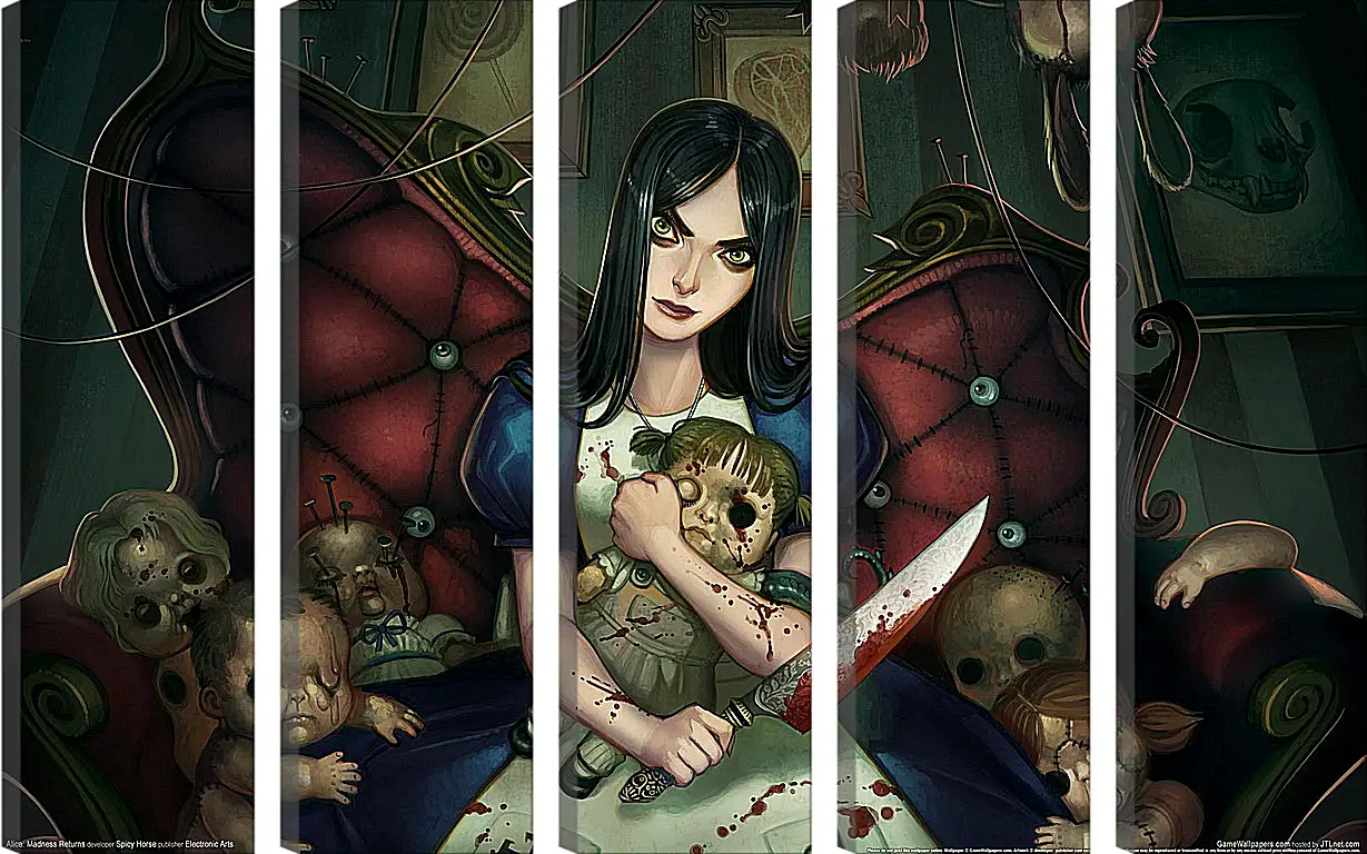 Модульная картина - Alice: Madness Returns
