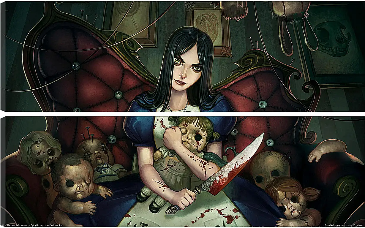 Модульная картина - Alice: Madness Returns
