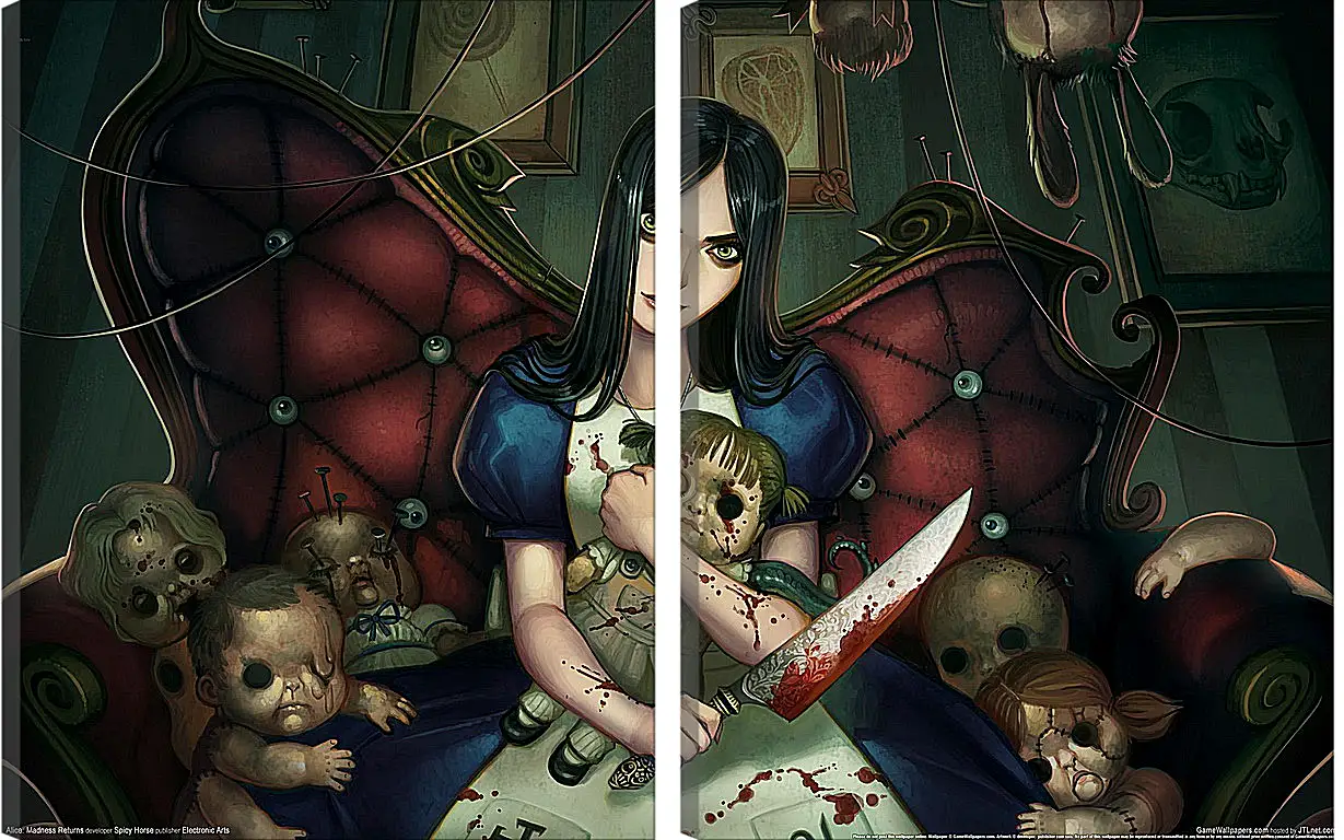 Модульная картина - Alice: Madness Returns
