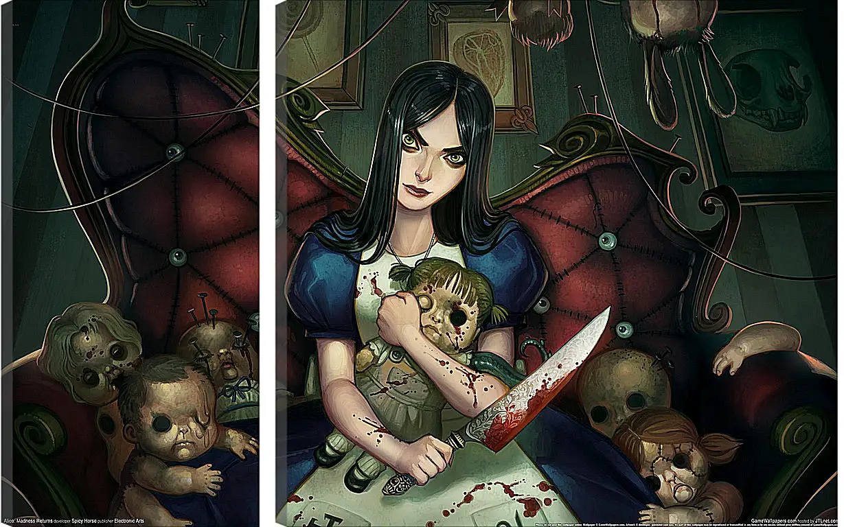 Модульная картина - Alice: Madness Returns
