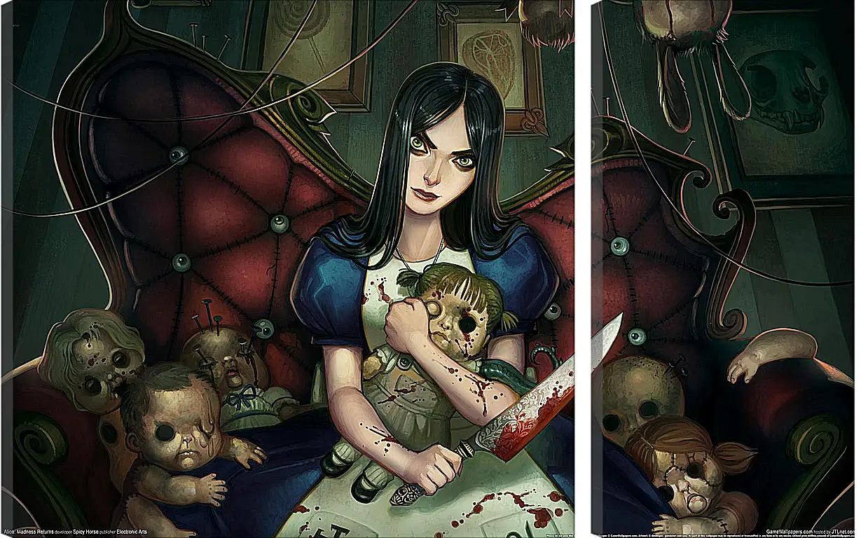 Модульная картина - Alice: Madness Returns
