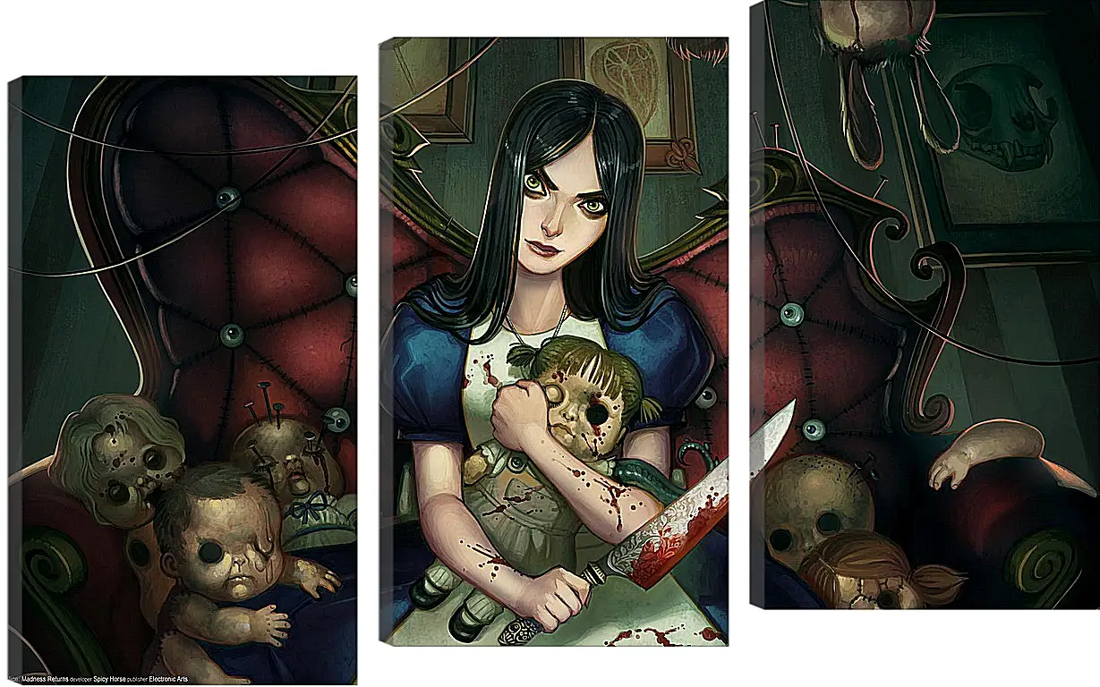 Модульная картина - Alice: Madness Returns
