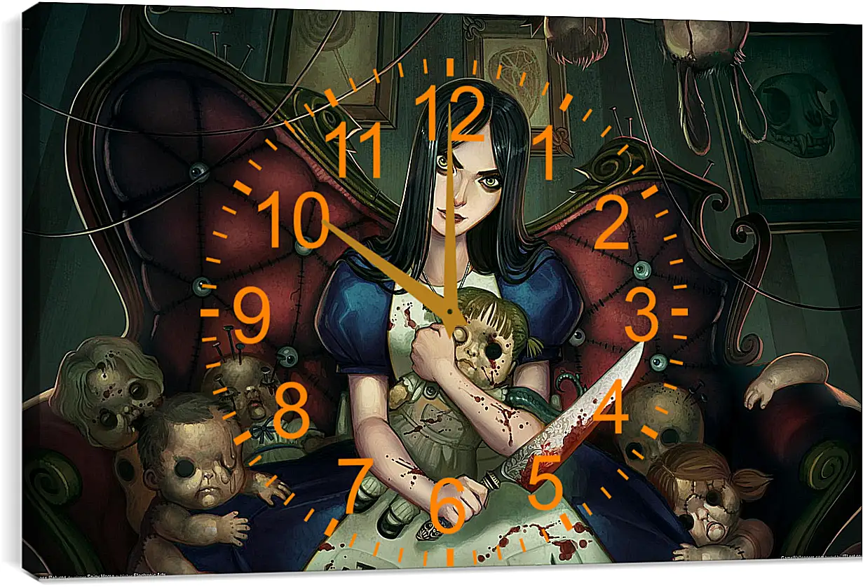 Часы картина - Alice: Madness Returns
