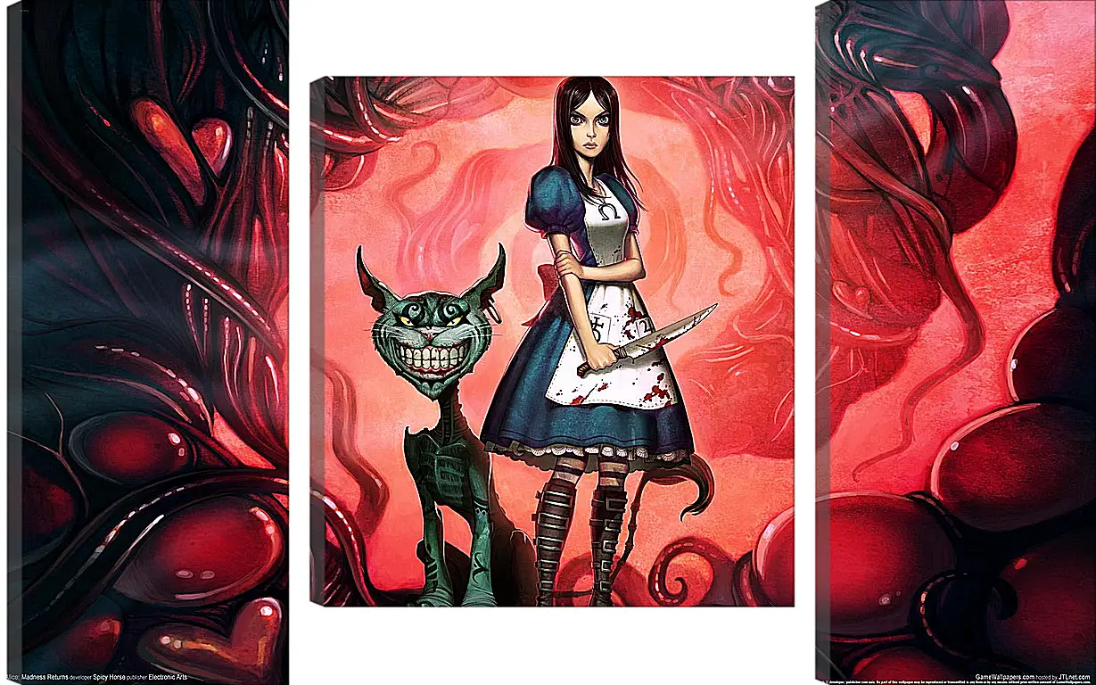 Модульная картина - Alice: Madness Returns
