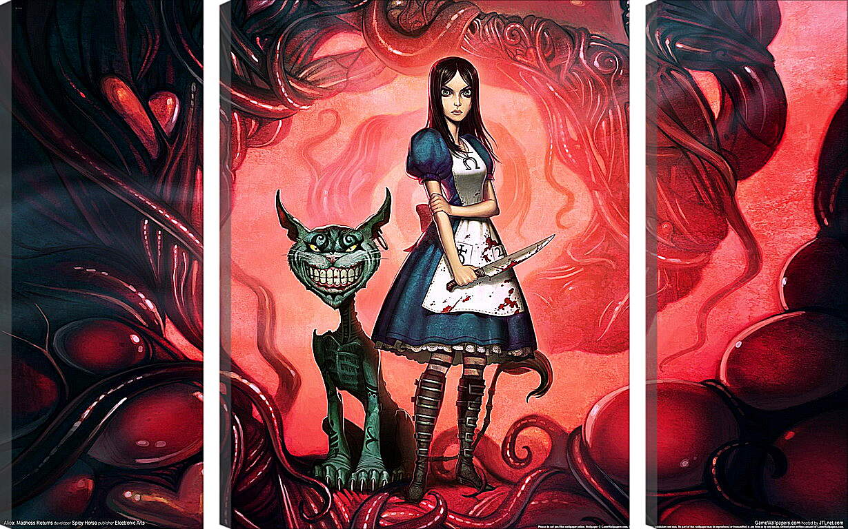 Модульная картина - Alice: Madness Returns
