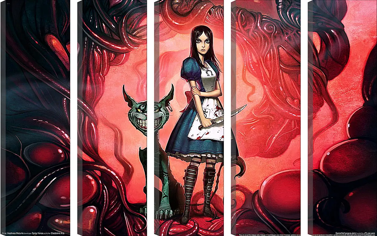 Модульная картина - Alice: Madness Returns
