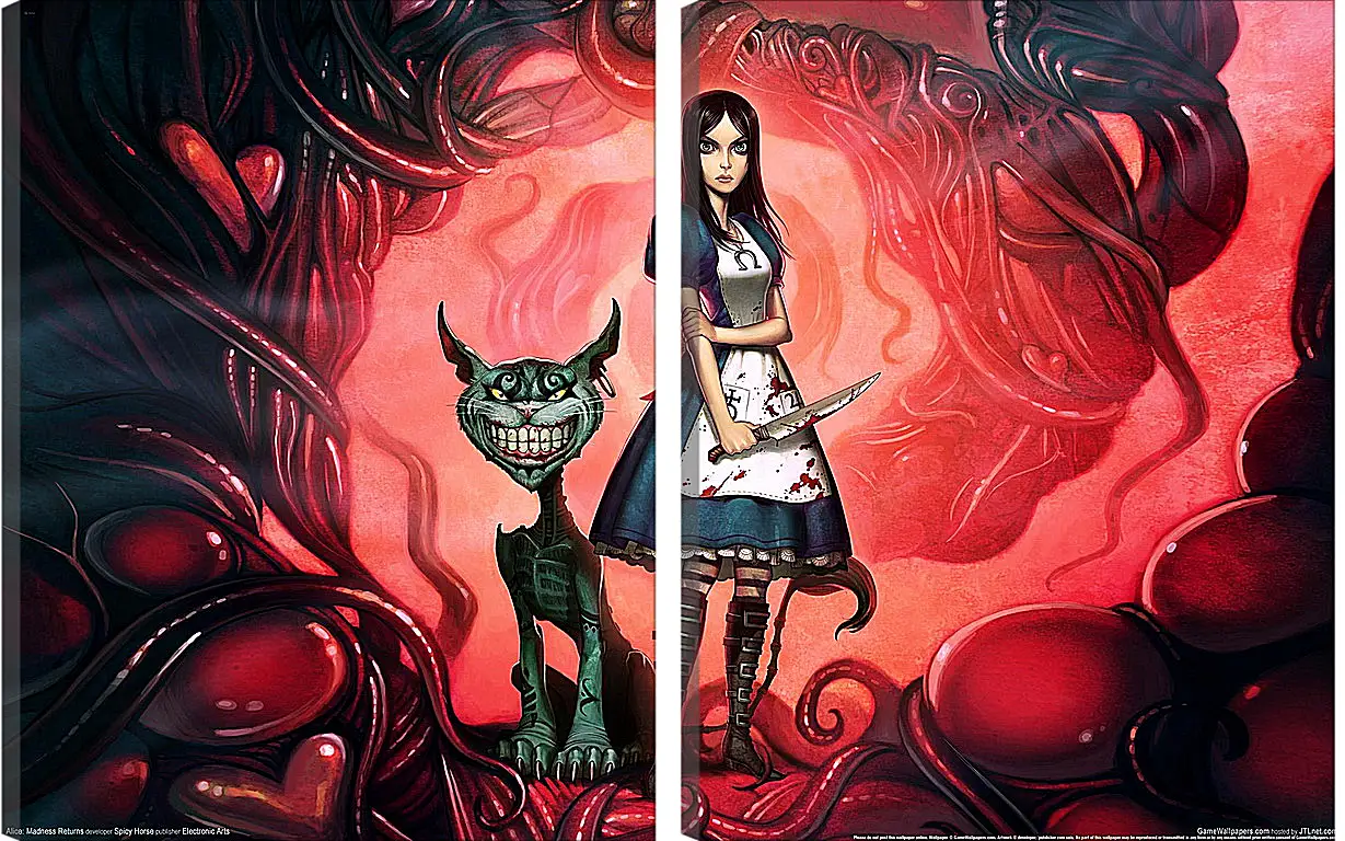 Модульная картина - Alice: Madness Returns
