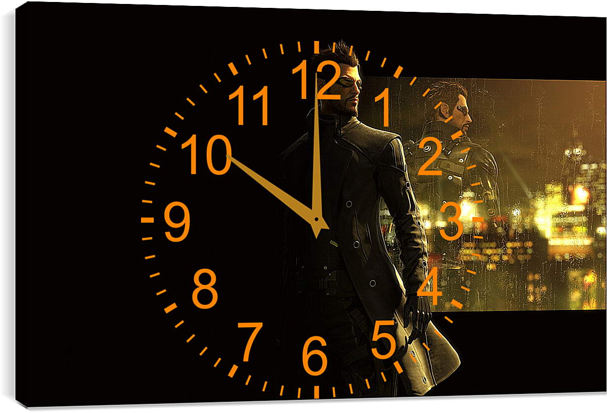 Часы картина - Deus Ex
